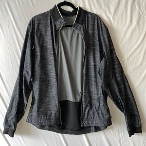 Men’s LULU LEMON Vented Charcoal and Black Jacket